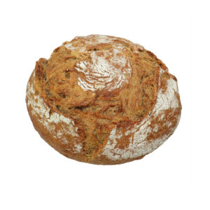 Frisch gebackenes Kartoffelweck-Dunkel mit knuspriger Kruste und rustikaler Optik.