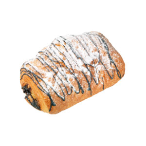 Golden brown chocolate roll with a melt-in-the-mouth chocolate filling.